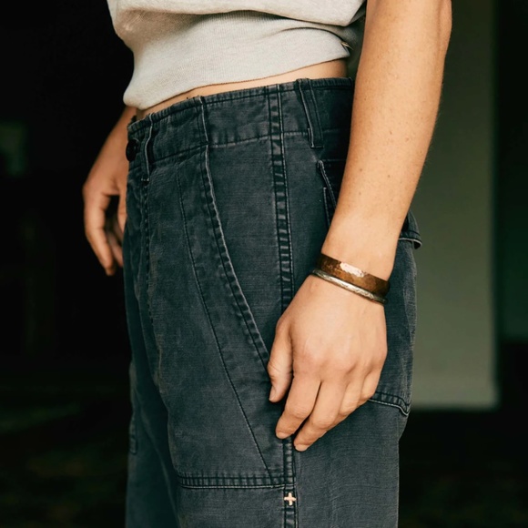 Imogen + Willie - Blake military trouser in washed black denim - Size W32 L26 - Picture 4 of 12